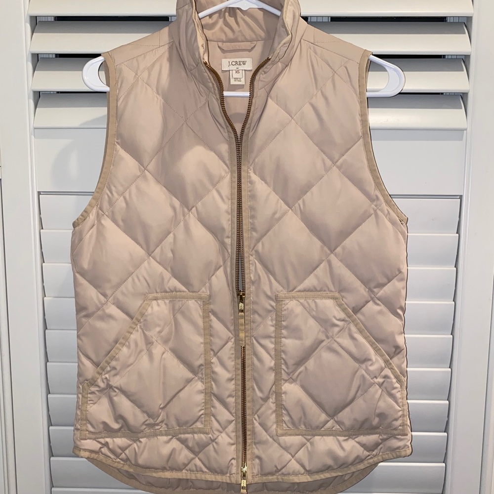 J.Crew Puff Women’s Vest in Cream XS